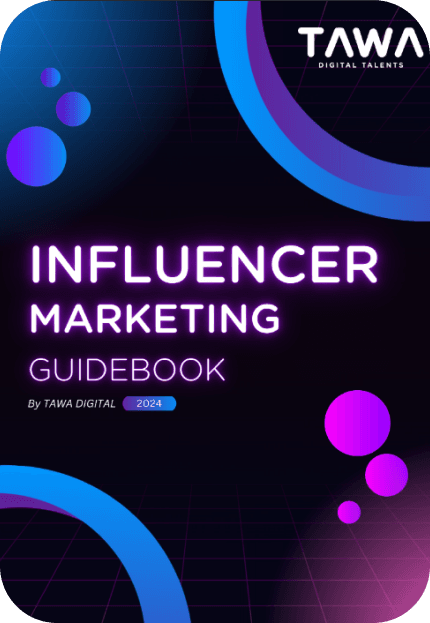Cover of the Influencer Marketing Guidebook by TAWA