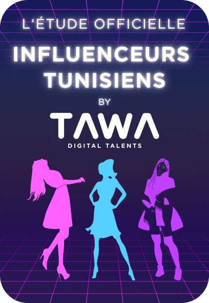 Cover of the official study “Influenceurs tunisiens” by TAWA